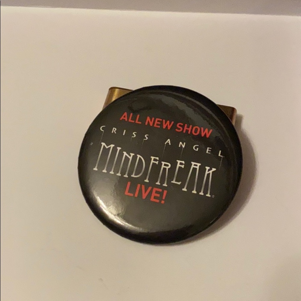 Criss Angel Mind freak button/ pin